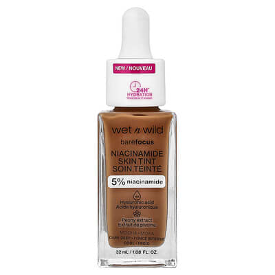 Тинт для лица wet n wild Barefocus Niacinamide Skin Tint Mocha 1.08 fl oz (32 ml)