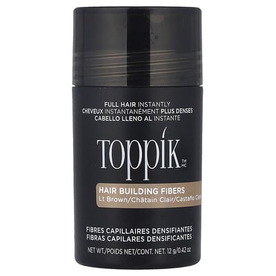 Восстанавливающие волокна для волос Toppik Light Brown 0.42 oz (12 g)