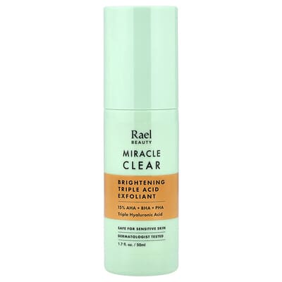 Miracle Clear, Brightening Triple Acid Exfoliant, Fragrance Free, 1.7 fl oz (50 ml)