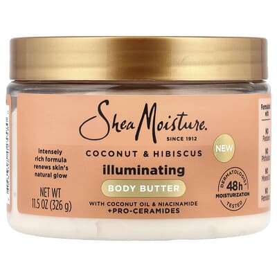 Увлажняющее масло для тела, кокос и гибискус, 11.5 oz (326 g) SheaMoisture