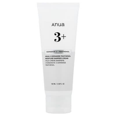 3 Ceramide Panthenol Moisture Barrier Cream, 3.38 fl oz (100 ml)