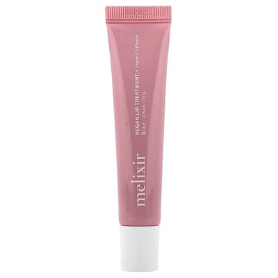 Веганский уход за губами Melixir Vegan Lip Treatment + Vegan Collagen, 2 Rose, 0.5 oz (15 g)