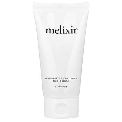 Melixir Очищающая пенка для умывания Vegan, 3.38 fl oz (100 ml)