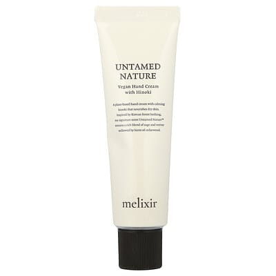 Melixir Веганский крем для рук с Hinoki, 1.7 fl oz (50 ml)