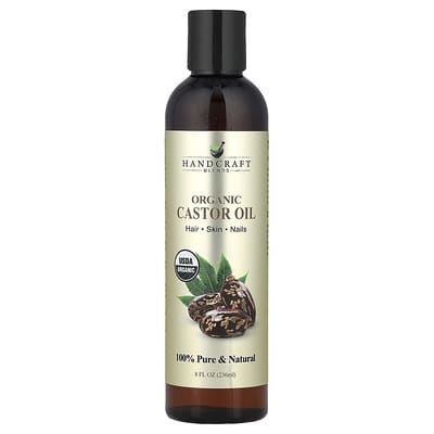 Organic Castor Oil, 8 fl oz (236 ml)