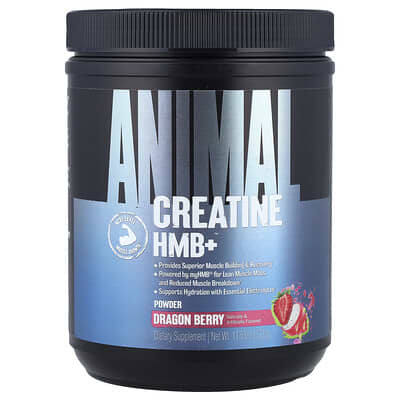 Креатин Animal HMB+™ Powder, Dragon Berry, 11.53 oz (327 g)