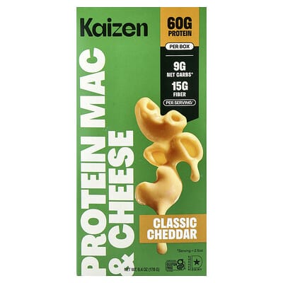 Макароны с сыром Protein Mac & Cheese, Classic Cheddar, 6.4 oz (178 g)