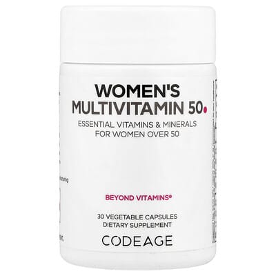 Codeage Мужские мультивитамины 50, 30 растительных капсул