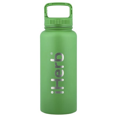 iHerb® Bohtal Изолированная спортивная бутылка, Green, 32 oz (960 ml)