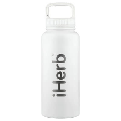 iHerb® Bohtal Insulated Sports Bottle, White, 32 oz (960 ml)
