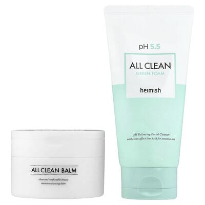 iHerb® Exclusive, All Clean Ritual, Balm & Foam Set, 2 Piece Set