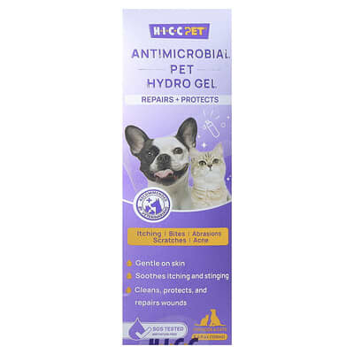 Antimicrobial Pet Hydro Gel, For Dogs & Cats, 3.4 fl oz (100 ml)