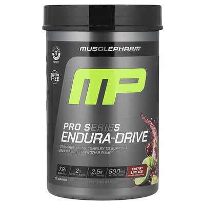 Предтренировочный комплекс MusclePharm Pro Series Endura-Drive™, Cherry Limeade, 1.6 lbs (711 g)