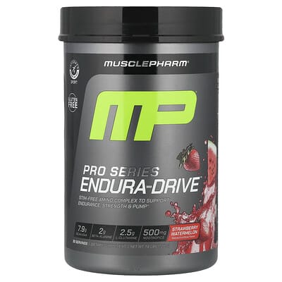 Спортивная добавка MusclePharm Pro Series, Endura-Drive™, Strawberry Watermelon, 1.6 lbs (720 g)