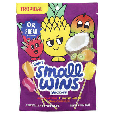 Suckers Tropical Fruit 12 шт 4.23 oz (120 g)