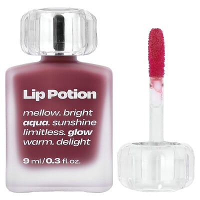 Бальзам для губ Lip Potion Aqua Glow, No.5 Raspberry Soap, 0.3 fl oz (9 ml)