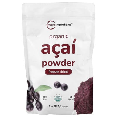 Порошок Асаи Organic Acai Powder, Freeze Dried, 8 oz (227 g)