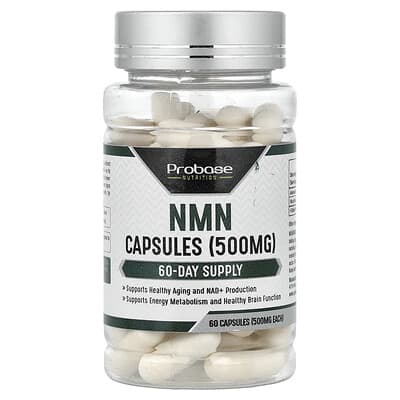 NMN, 500 mg, 60 капсул