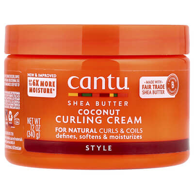 Shea Butter, Coconut Curling Cream, 12 oz (340 g)