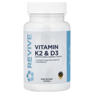 Витамины Vitamin K2 & D3, 60 Capsules