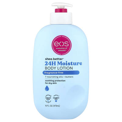 EOS Shea Better™, Лосьон для тела 24H Moisture, без отдушки, 16 fl oz