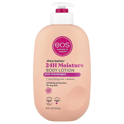 Shea Better™, 24H Moisture Body Lotion, Pink Champagne, 16 fl oz (473 ml)