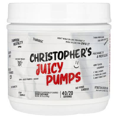 Christopher's Juicy Pumps, 16.72 oz