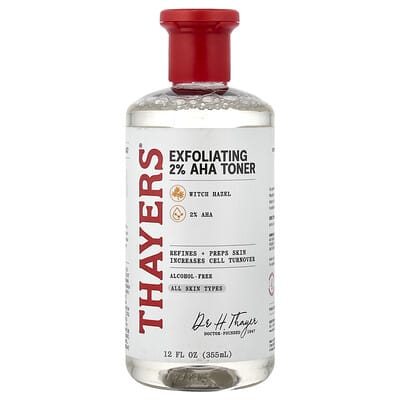Очищающий тоник с 2% AHA для всех типов кожи, 12 fl oz (355 ml)