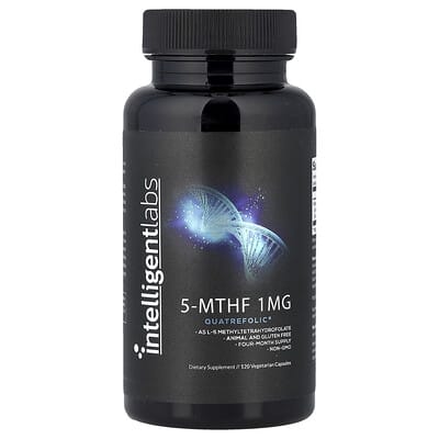 5-MTHF, 1 mg, 120 Vegetable Capsules