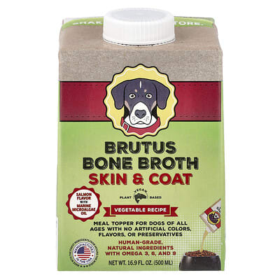 Skin & Coat, Vegetable Recipe, For Dogs of All Ages, Salmon, 16.9 fl oz (500 ml)
