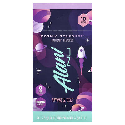 Энергетические палочки Cosmic Stardust™, 10 Stickpacks, 0.2 oz (5.7 g) каждая