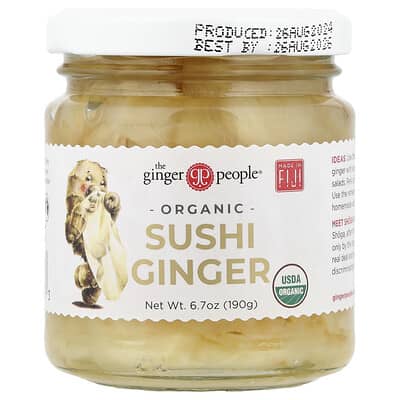 Organic Sushi Ginger, 6.7 oz (190 g)