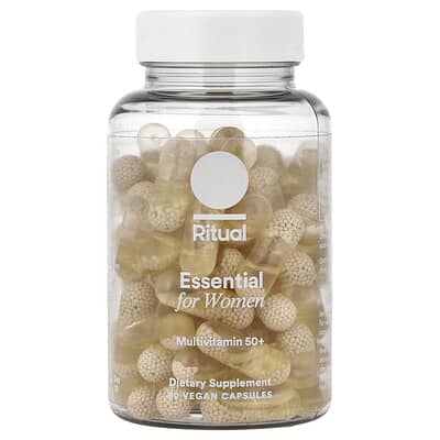 Essential for Women, Multivitamin 50+, Mint, 60 Vegan Capsules