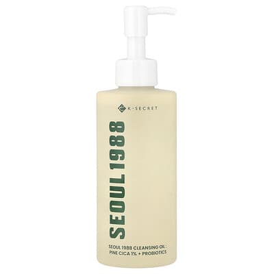 Seoul 1988 Cleansing Oil, Pine Cica 1% + Probiotics, 6.76 fl oz (200 ml)