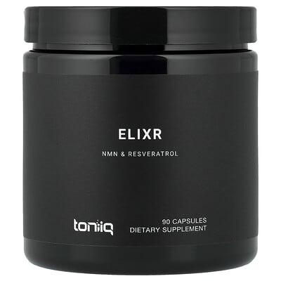 Elixr, NMN и ресвератрол, 90 капсул