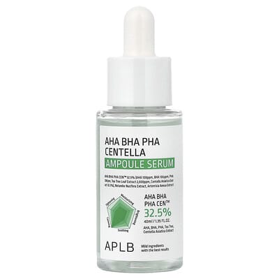AHA BHA PHA Centella Ampoule Serum, 1.35 fl oz (40 ml)