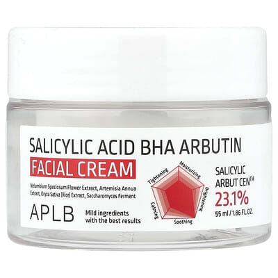 Salicylic Acid BHA Arbutin Facial Cream, 1.86 fl oz (55 ml)