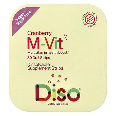 M-Vit, Cranberry, 30 Oral Strips