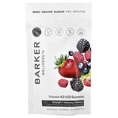 Витаминные мармеладки Vitamin K2 + D3 Mixed Berry 30 шт.