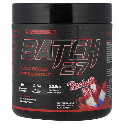 Batch 27 предтренировочная смесь Rocket Pop, 13.4 oz (380 g)
