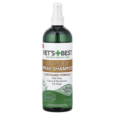 Anti-Flea Spray Shampoo, For Dogs, 16 fl oz (470 ml)