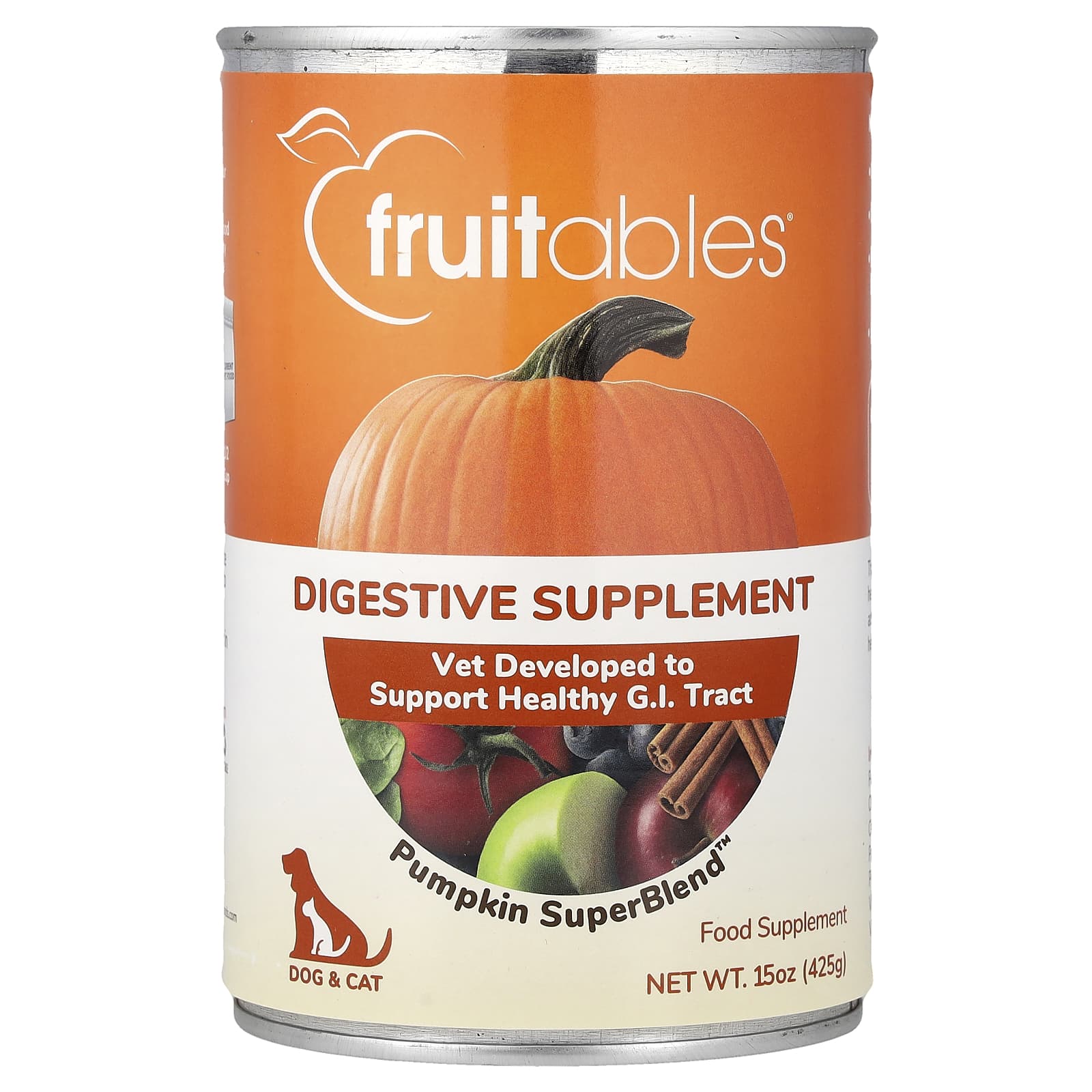 Digestive Supplement, For Dog & Cat, Pumpkin SuperBlend™, 15 oz (425 g)