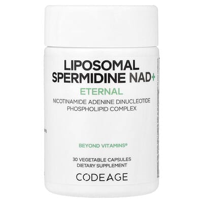Liposomal Spermidine NAD+, 30 Vegetable Capsules