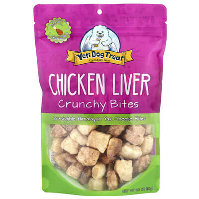 Crunchy Bites, For Dogs, Chicken Liver, 4 oz (110 g)
