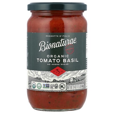Bionaturae™, Organic Tomato Basil, 24 oz (680 g)
