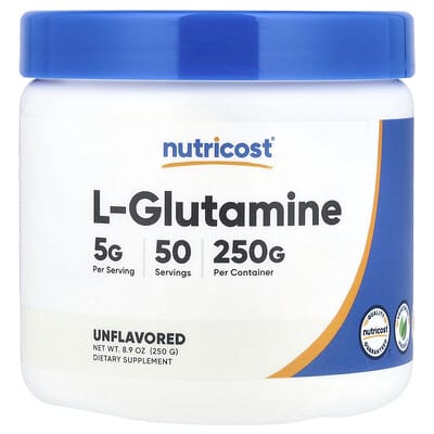 L-Glutamine, Unflavored, 8.9 oz (250 g)