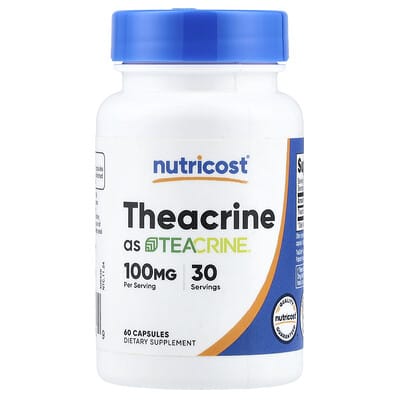 Nutricost Theacrine Teacrine, 60 капсул (50 mg per Capsule)