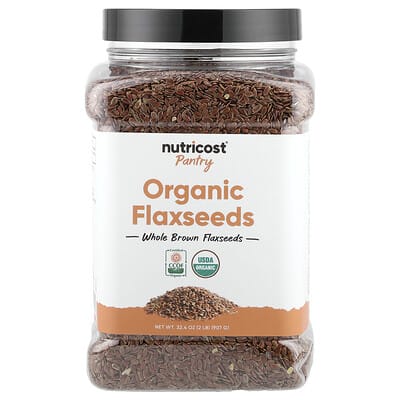 Pantry, Organic Flaxseeds, 32.4 oz (907 g)