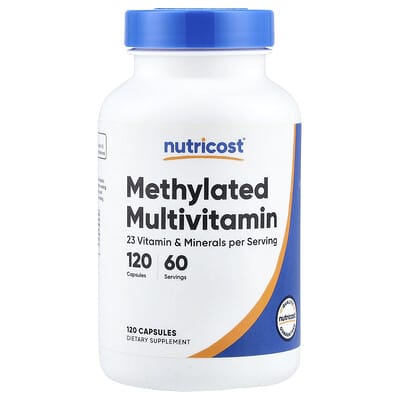 Мультивитамины Methylated, 120 капсул