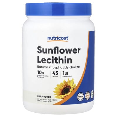 Sunflower Lecithin, Unflavored, 16.2 oz (454 g)